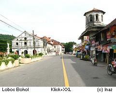 Loboc Bohol, Ortsansicht mit Kirche San Pedro