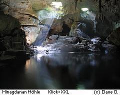 Unterirdischer See in der Hhle Hinagdanan Cave, Panglao Bohol Philippinen