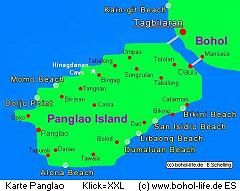 Karte Panglao Bohol ( map panglao bohol alona beach )