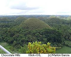 Chocolate Hills (Schokoladenhgel) bei Carmen Bohol